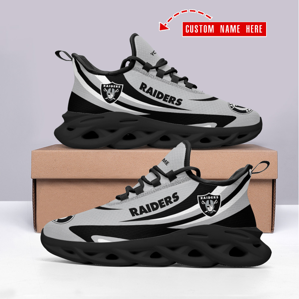 Las Vegas Raiders NFL Max Soul Shoes Sneakers For Men And Women