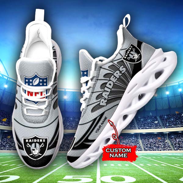 Las Vegas Raiders NFL Max Soul Shoes Sneakers For Men And Women