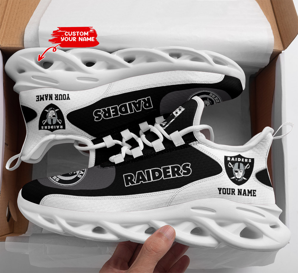 Las Vegas Raiders NFL Max Soul Shoes Sneakers For Men And Women