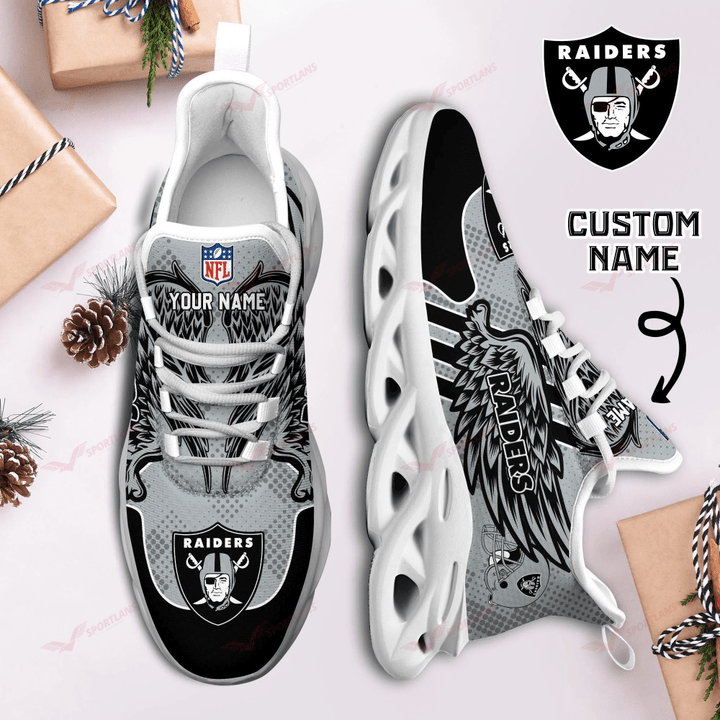 Las Vegas Raiders NFL Max Soul Shoes Sneakers For Men And Women