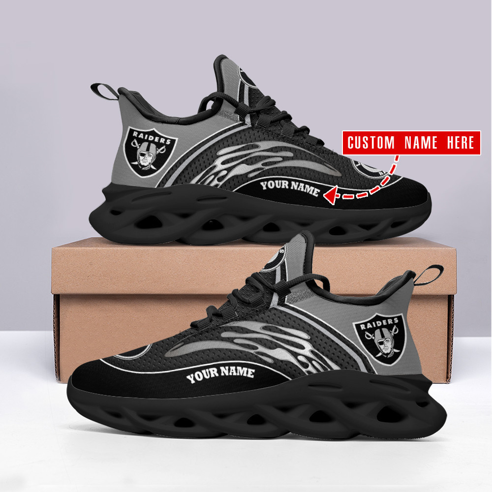 Las Vegas Raiders NFL Max Soul Shoes Sneakers For Men And Women