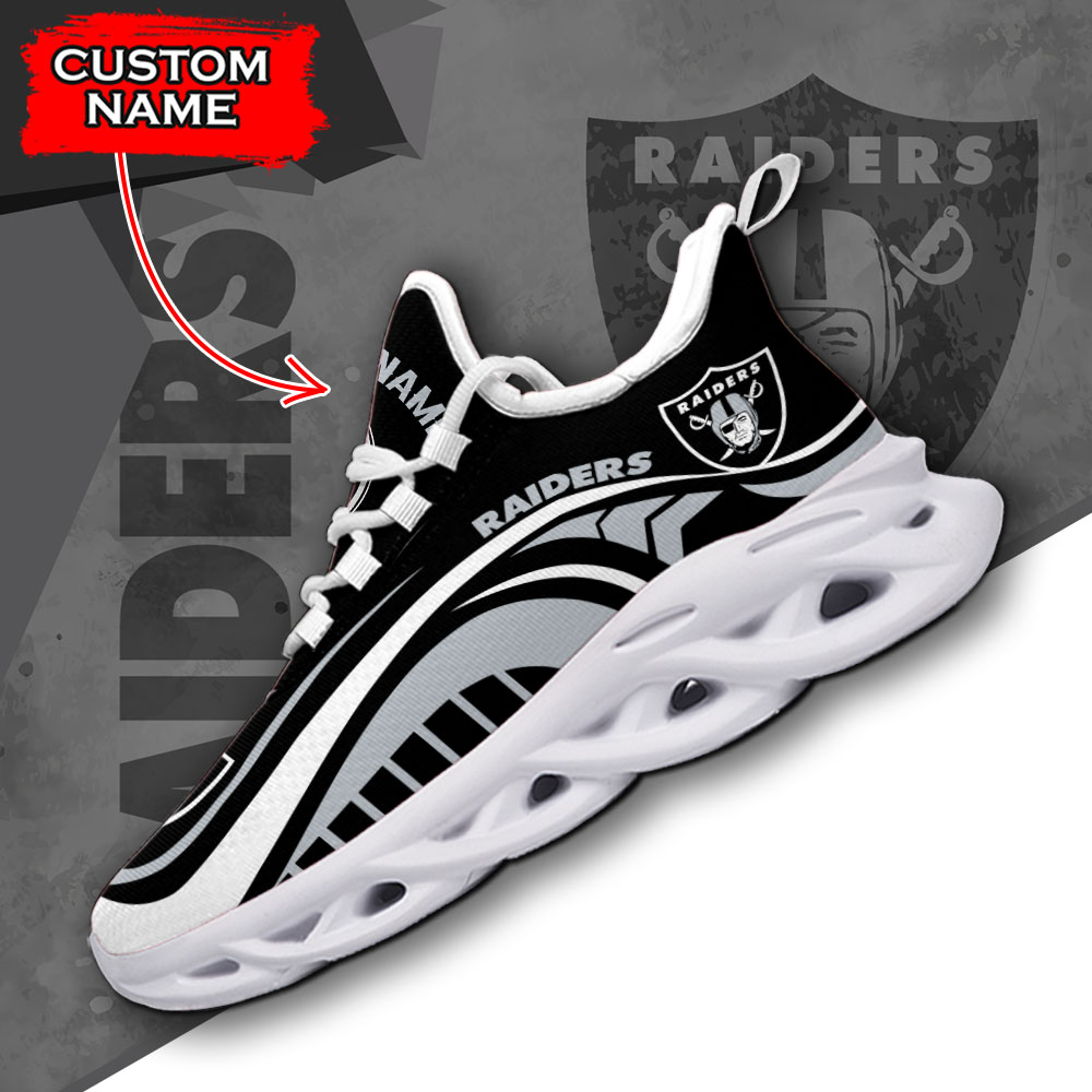 Las Vegas Raiders NFL Max Soul Shoes Sneakers For Men And Women