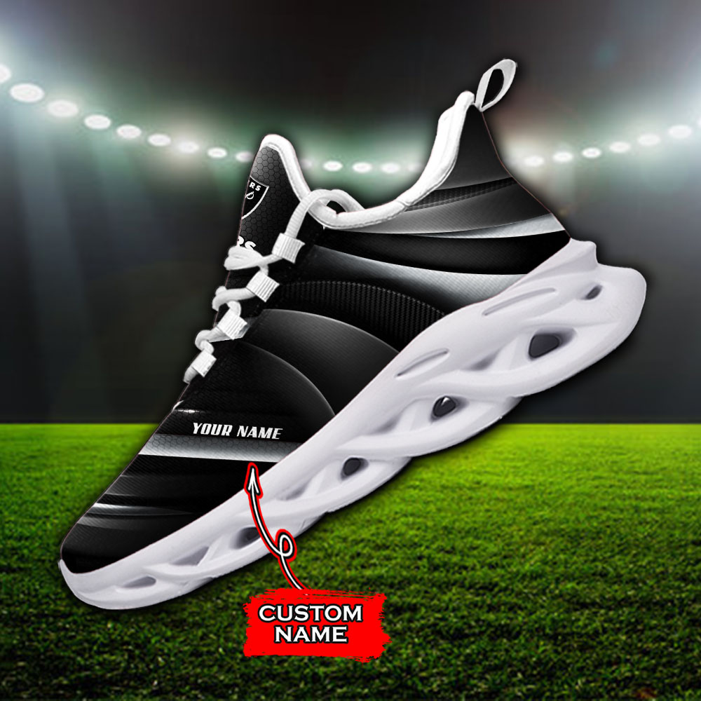Las Vegas Raiders NFL Max Soul Shoes Sneakers For Men And Women