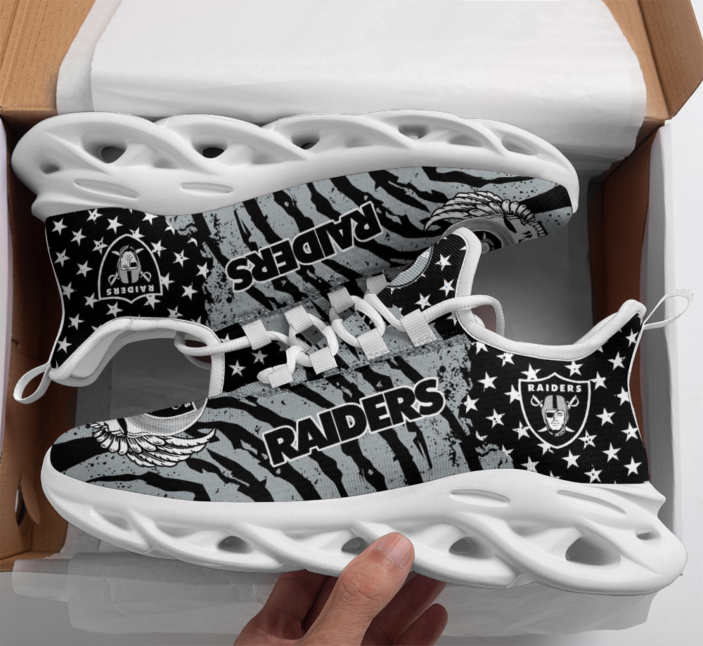 Las Vegas Raiders NFL Max Soul Shoes Sneakers For Men And Women