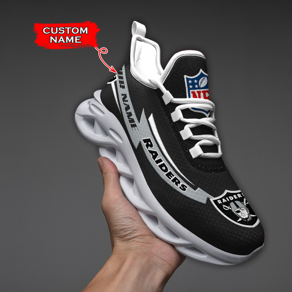 Las Vegas Raiders NFL Max Soul Shoes Sneakers For Men And Women
