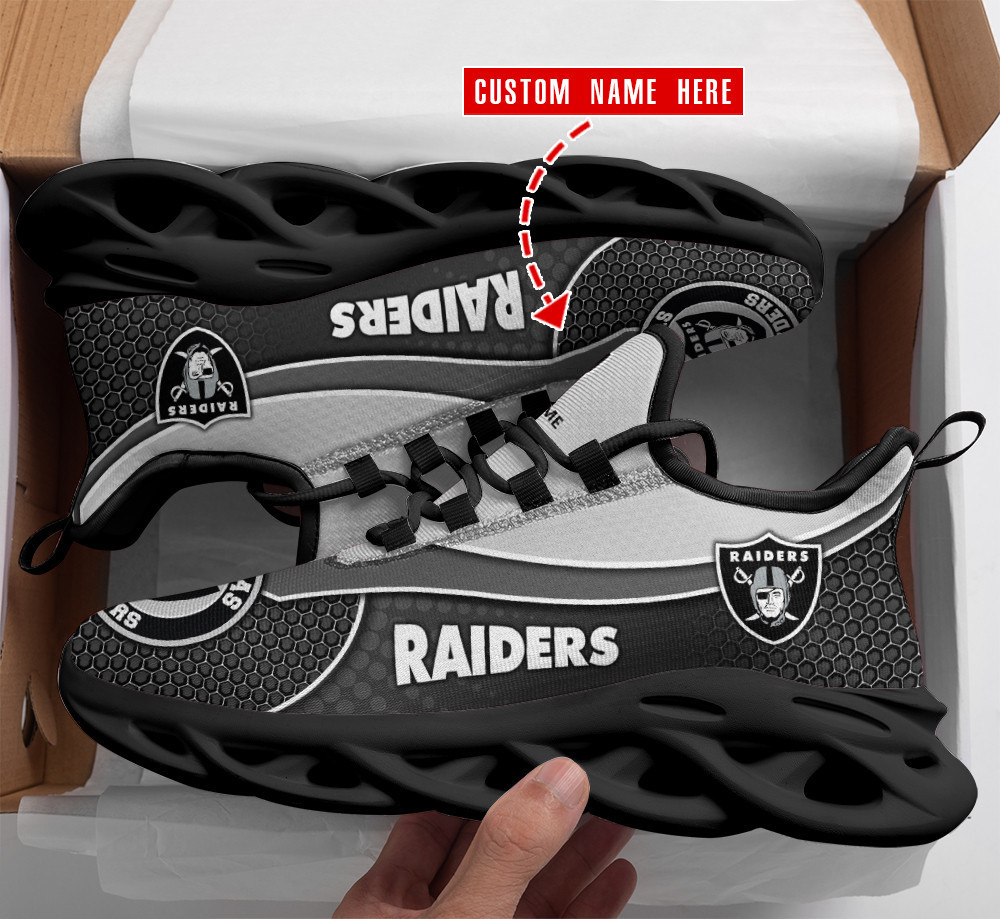 Las Vegas Raiders NFL Max Soul Shoes Sneakers For Men And Women