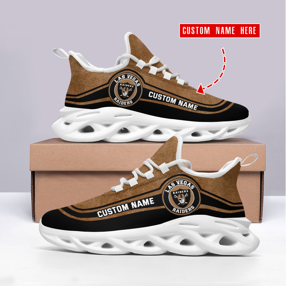 Las Vegas Raiders NFL Max Soul Shoes Sneakers For Men And Women