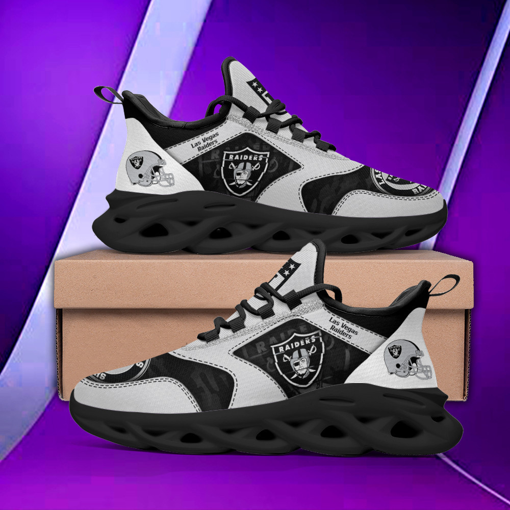 Las Vegas Raiders NFL Max Soul Shoes Sneakers For Men And Women