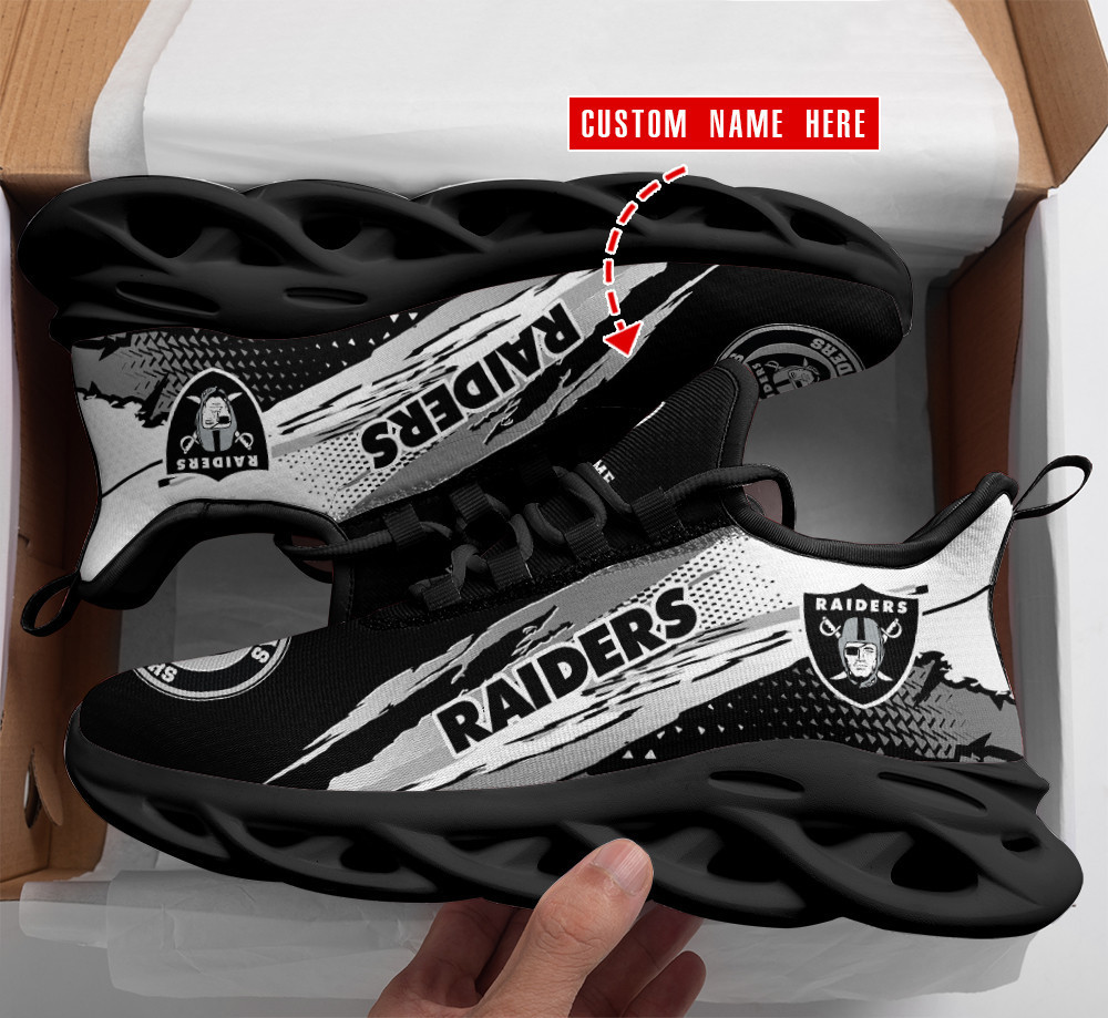 Las Vegas Raiders NFL Max Soul Shoes Sneakers For Men And Women
