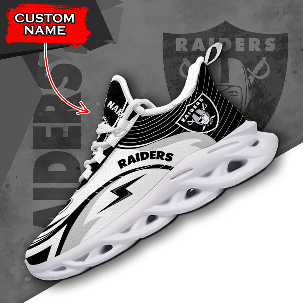 Las Vegas Raiders NFL Max Soul Shoes Sneakers For Men And Women