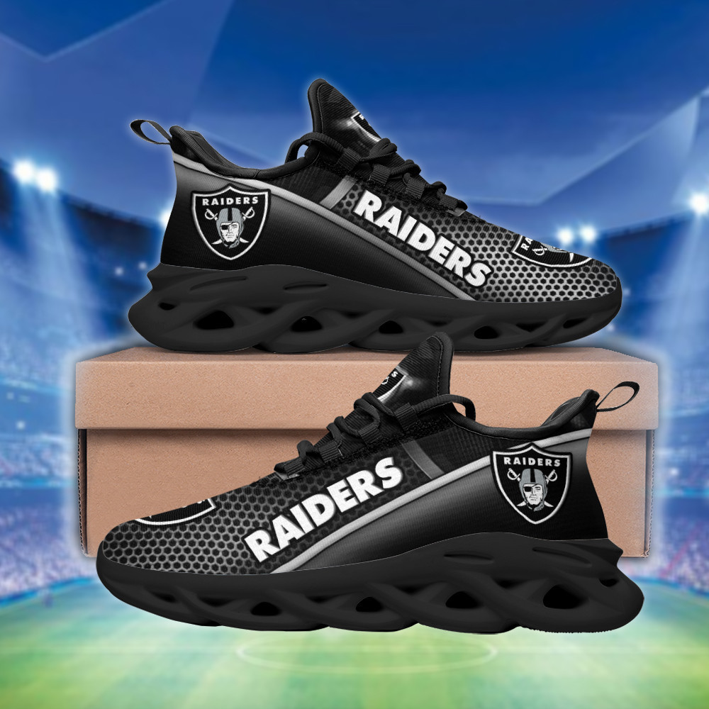 Las Vegas Raiders NFL Max Soul Shoes Sneakers For Men And Women