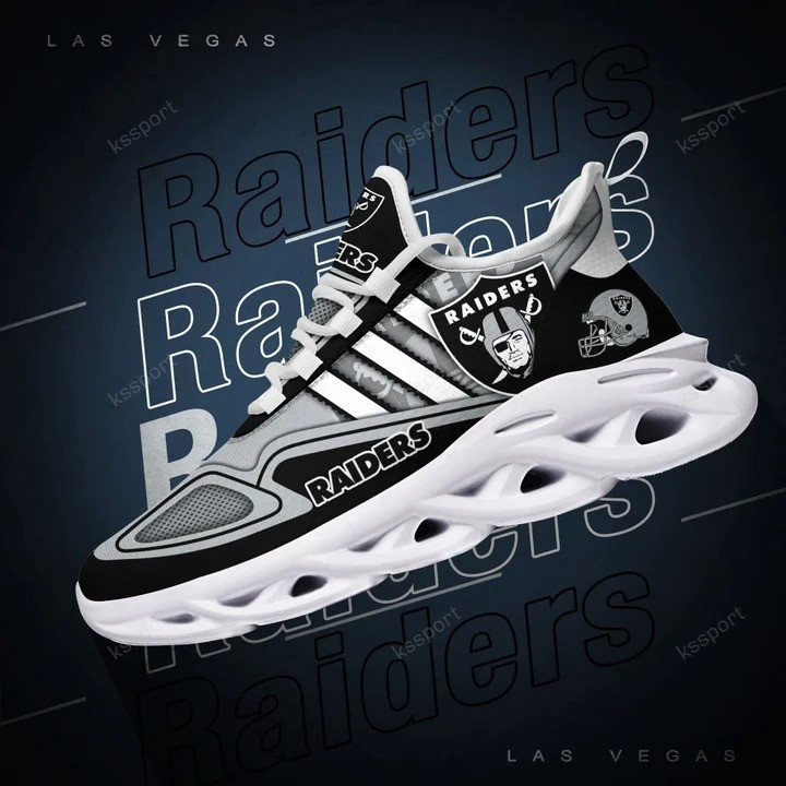 Las Vegas Raiders NFL Max Soul Shoes Sneakers For Men And Women