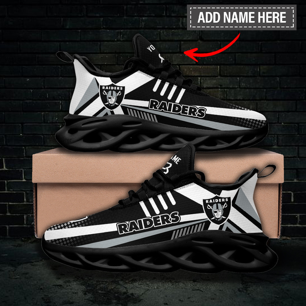Las Vegas Raiders NFL Max Soul Shoes Sneakers For Men And Women