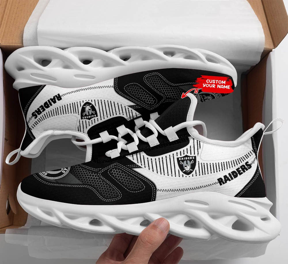 Las Vegas Raiders NFL Max Soul Shoes Sneakers For Men And Women