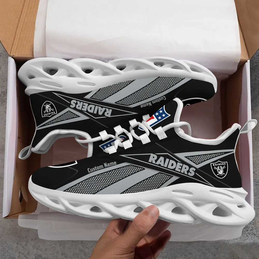 Las Vegas Raiders NFL Max Soul Shoes Sneakers For Men And Women