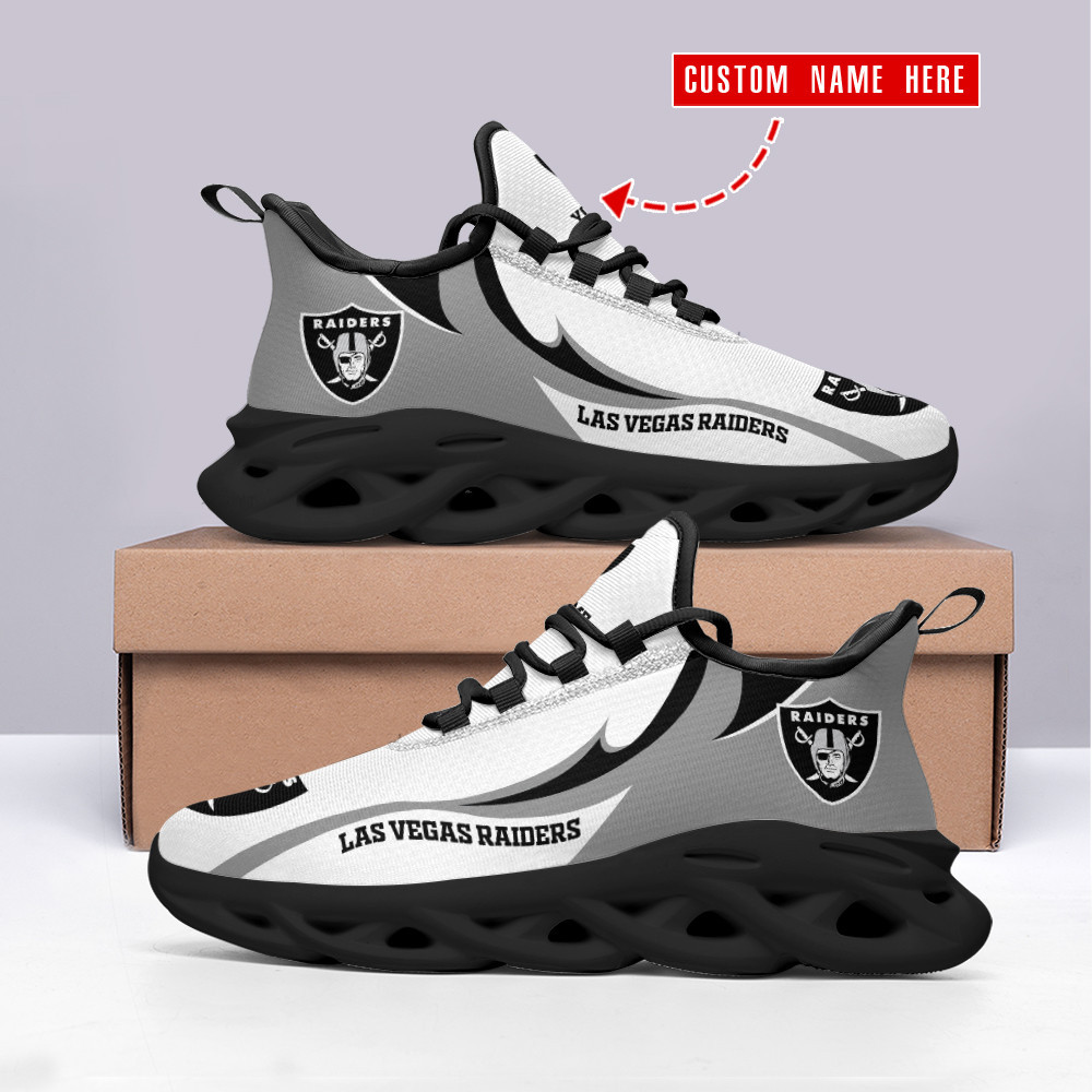 Las Vegas Raiders NFL Max Soul Shoes Sneakers For Men And Women