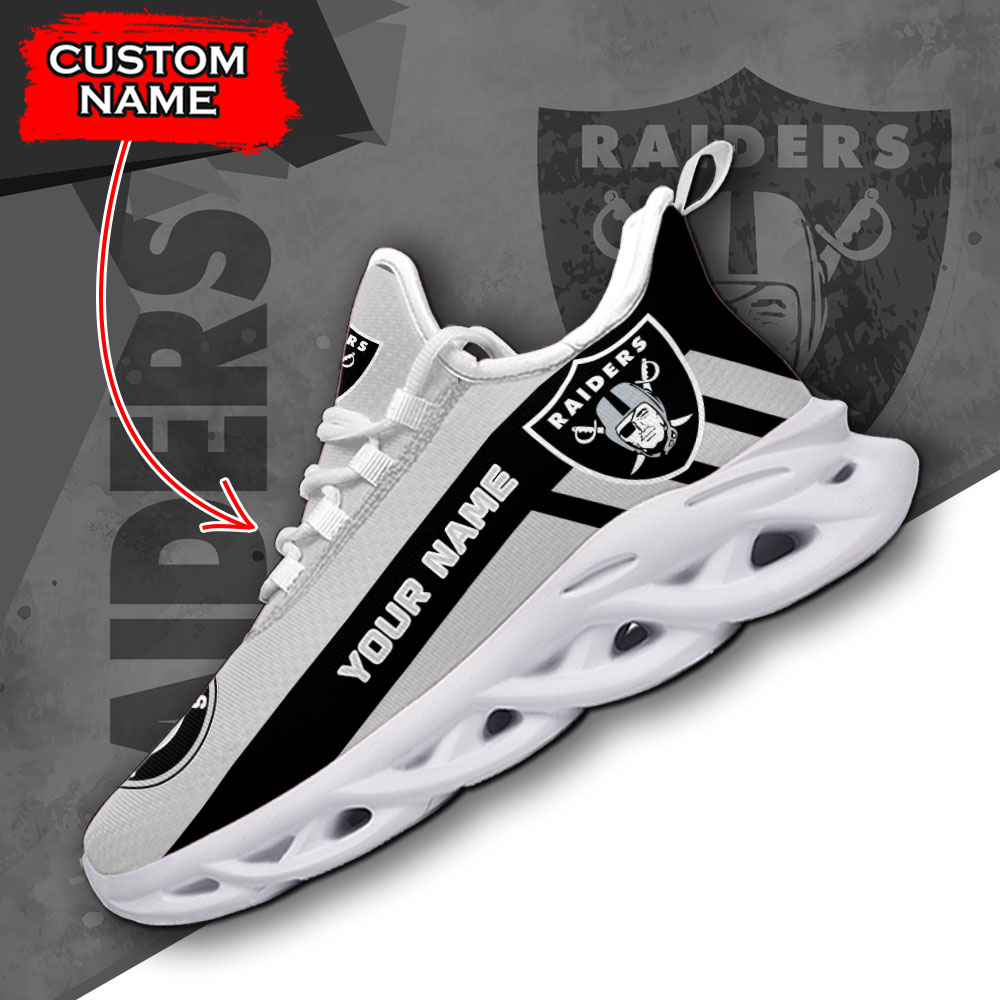 Las Vegas Raiders NFL Max Soul Shoes Sneakers For Men And Women