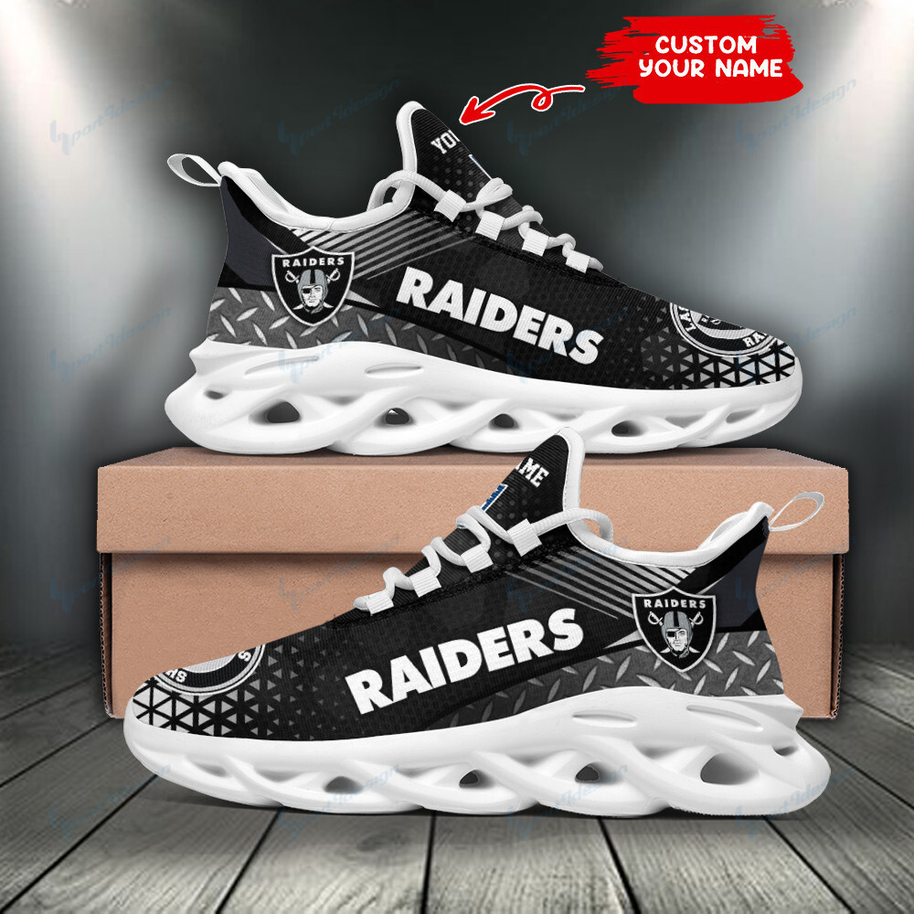 Las Vegas Raiders NFL Max Soul Shoes Sneakers For Men And Women