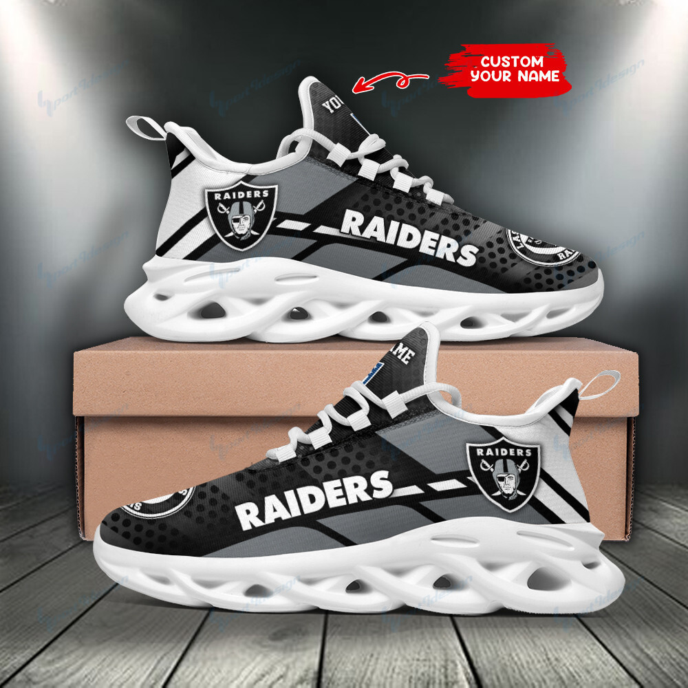 Las Vegas Raiders NFL Max Soul Shoes Sneakers For Men And Women