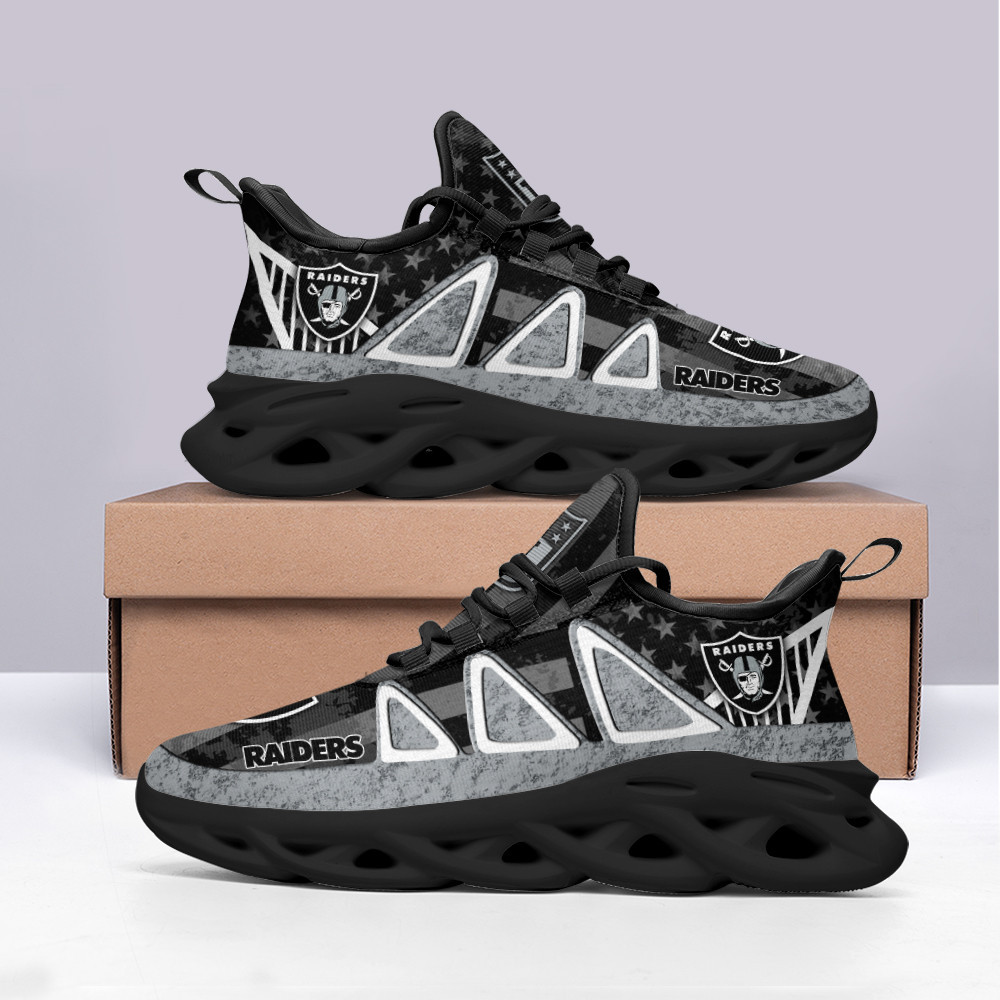 Las Vegas Raiders NFL Max Soul Shoes Sneakers For Men And Women