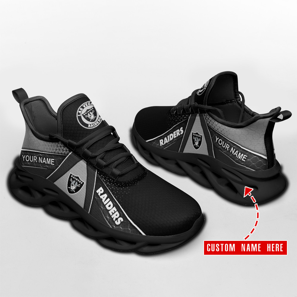 Las Vegas Raiders NFL Max Soul Shoes Sneakers For Men And Women