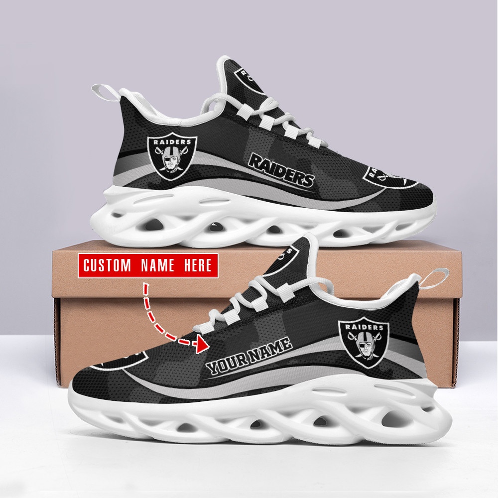 Las Vegas Raiders NFL Max Soul Shoes Sneakers For Men And Women
