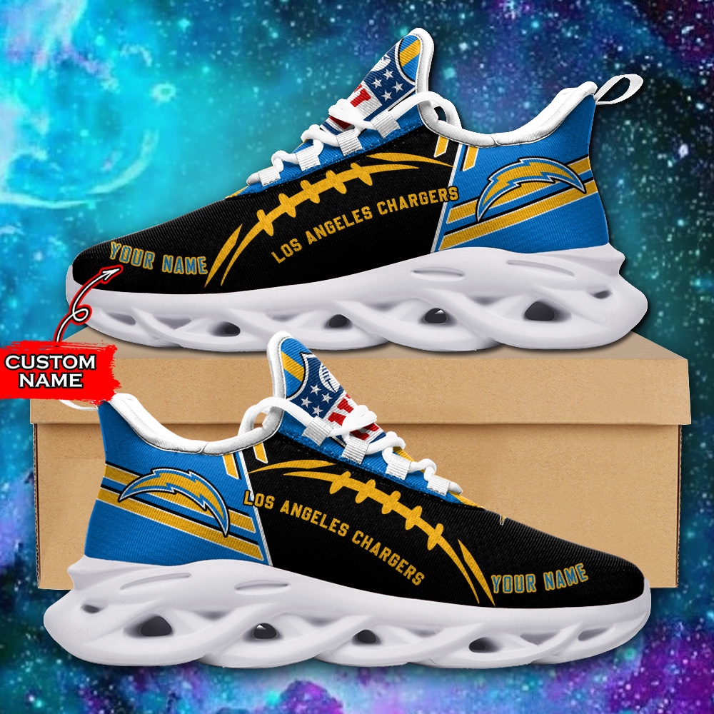 Los Angeles Chargers Max Soul Shoes Sneakers For Men And Women
