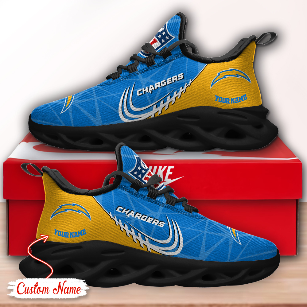 Los Angeles Chargers NFL Max Soul Shoes Sneakers For Men And Women