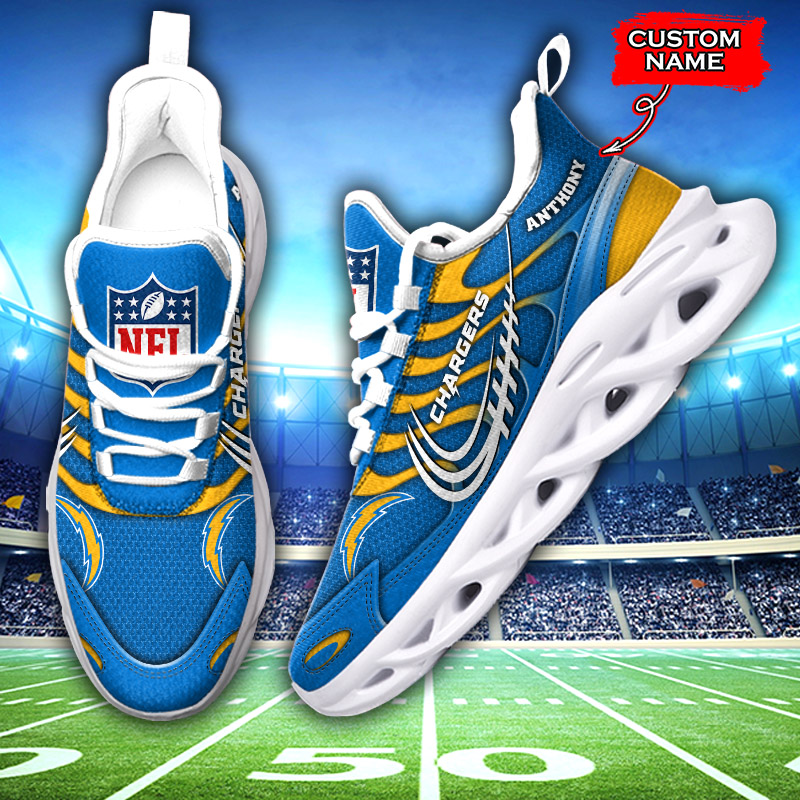 Los Angeles Chargers NFL Max Soul Shoes Sneakers For Men And Women