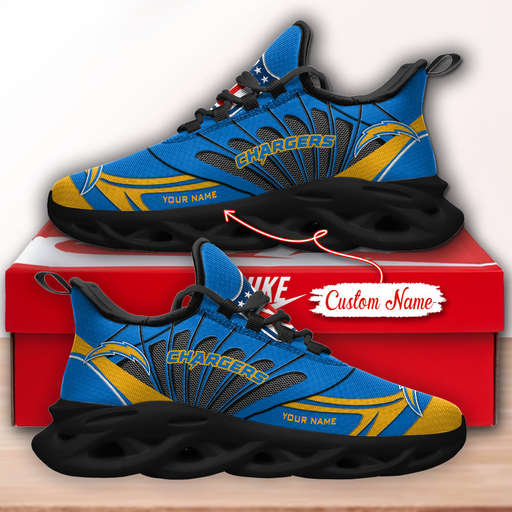 Los Angeles Chargers NFL Max Soul Shoes Sneakers For Men And Women