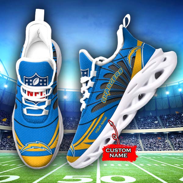 Los Angeles Chargers NFL Max Soul Shoes Sneakers For Men And Women