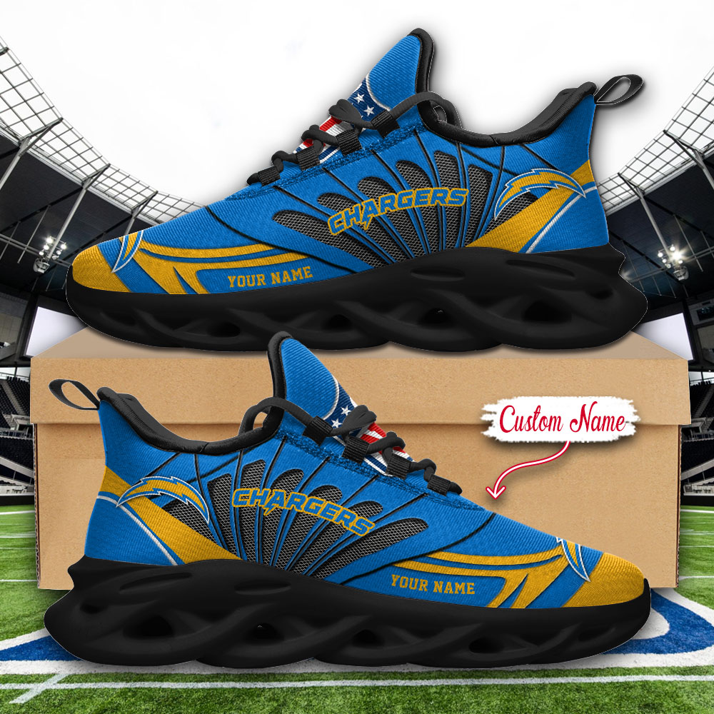 Los Angeles Chargers NFL Max Soul Shoes Sneakers For Men And Women
