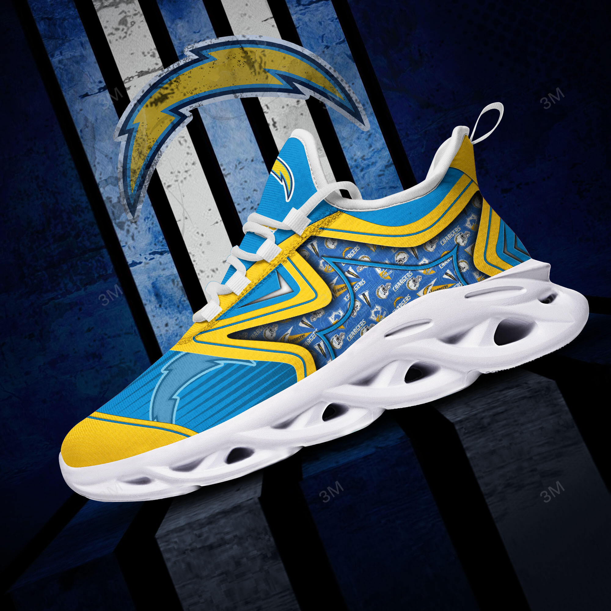 Los Angeles Chargers NFL Max Soul Shoes Sneakers For Men And Women