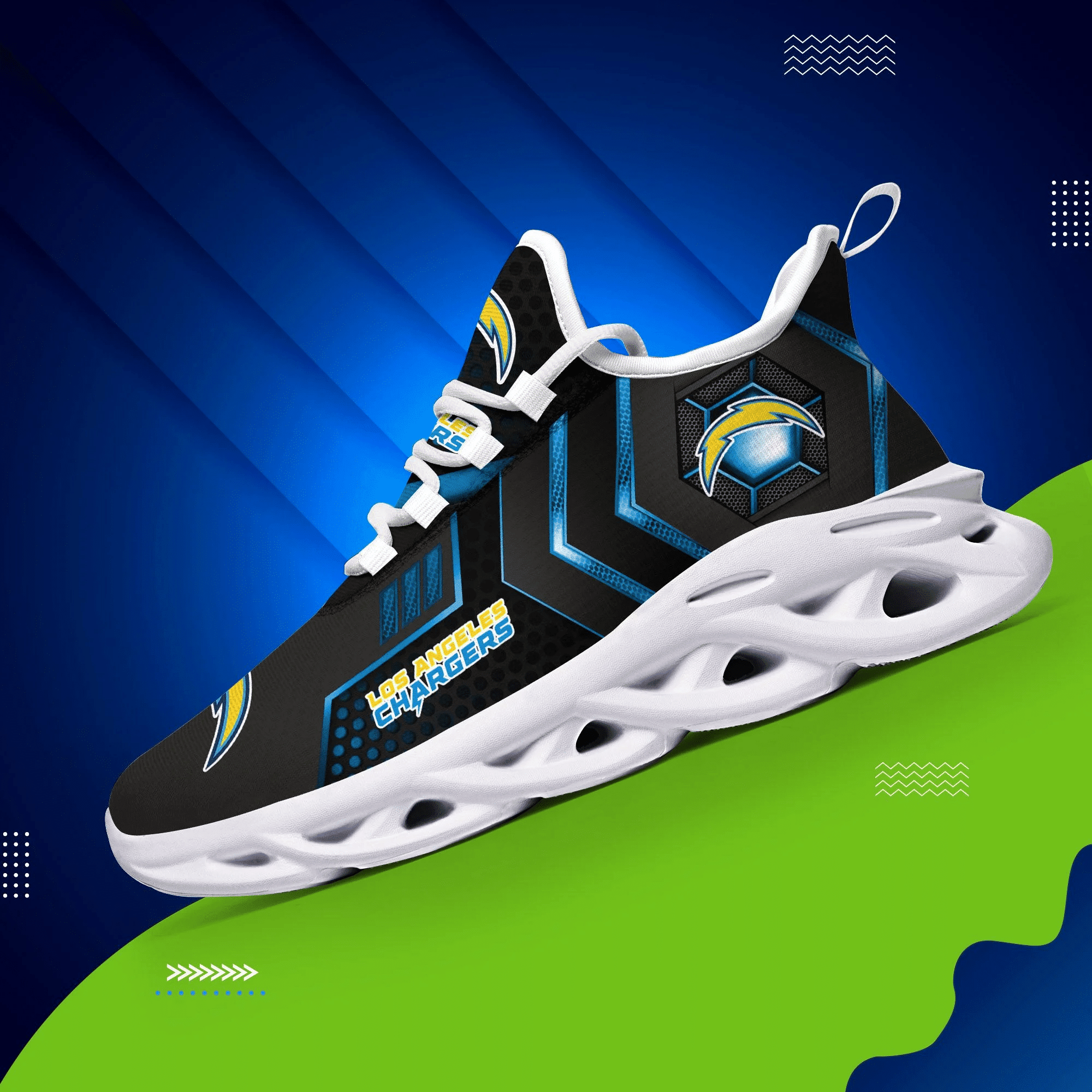 Los Angeles Chargers NFL Max Soul Shoes Sneakers For Men And Women