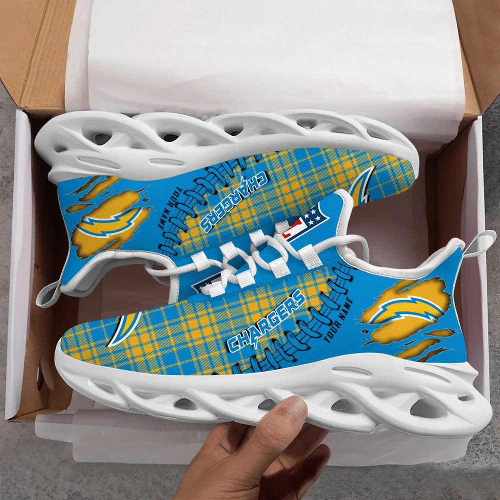 Los Angeles Chargers NFL Max Soul Shoes Sneakers For Men And Women