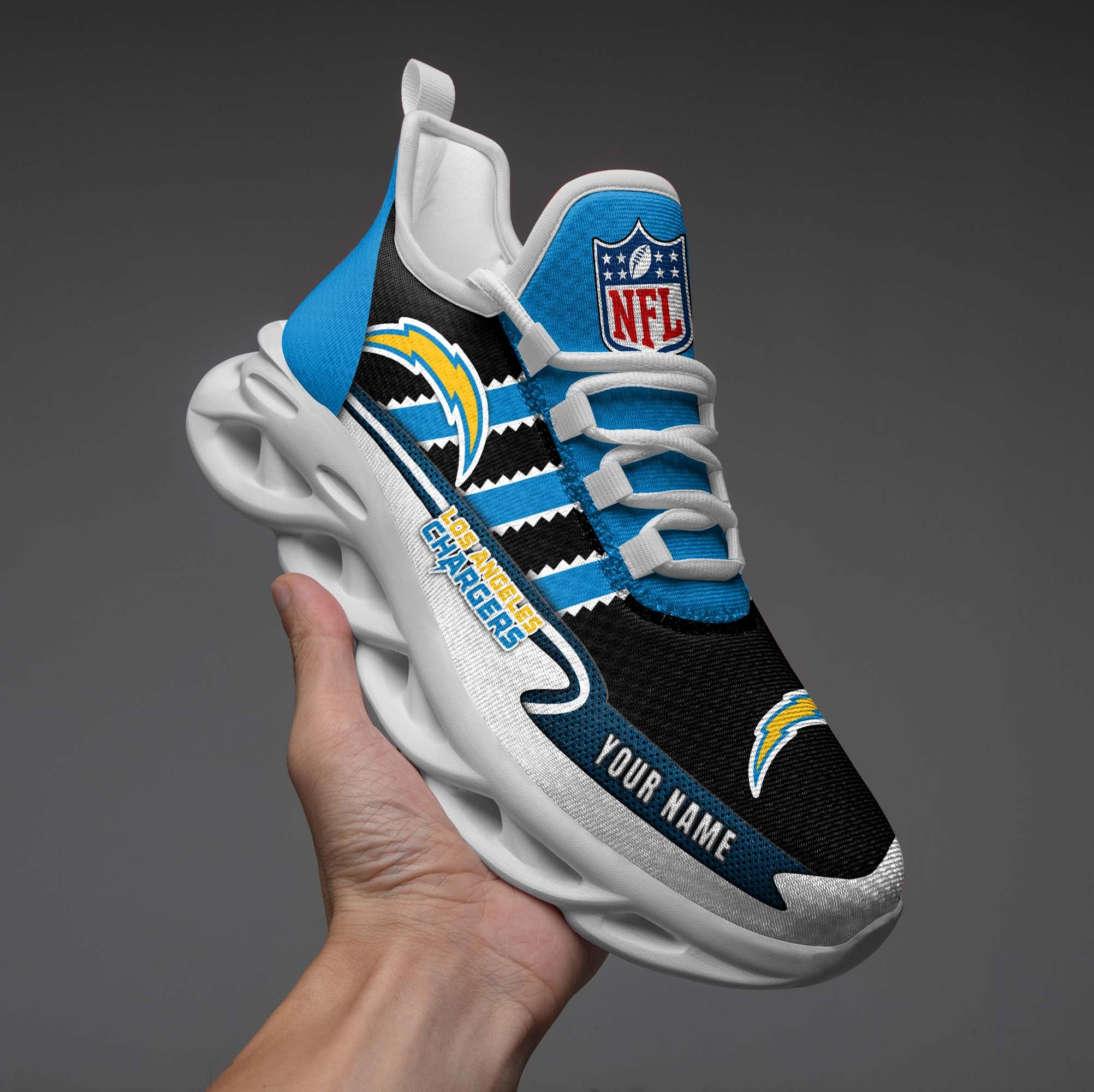 Los Angeles Chargers NFL Max Soul Shoes Sneakers For Men And Women