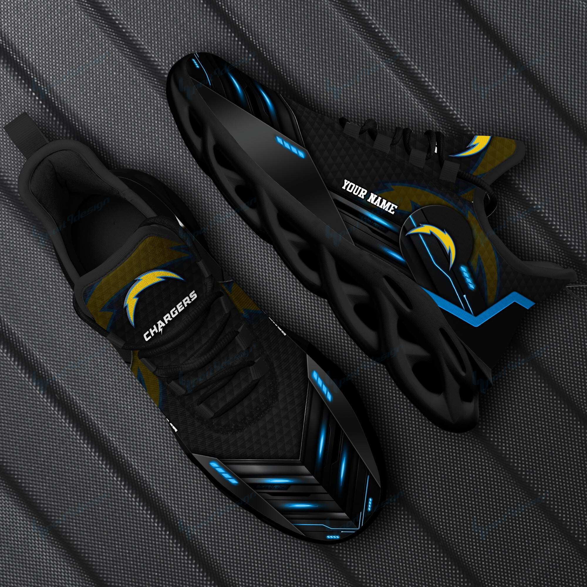 Los Angeles Chargers NFL Max Soul Shoes Sneakers For Men And Women
