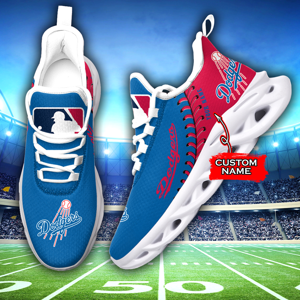 Los Angeles Dodgers MLB Max Soul Shoes Sneakers For Men And Women