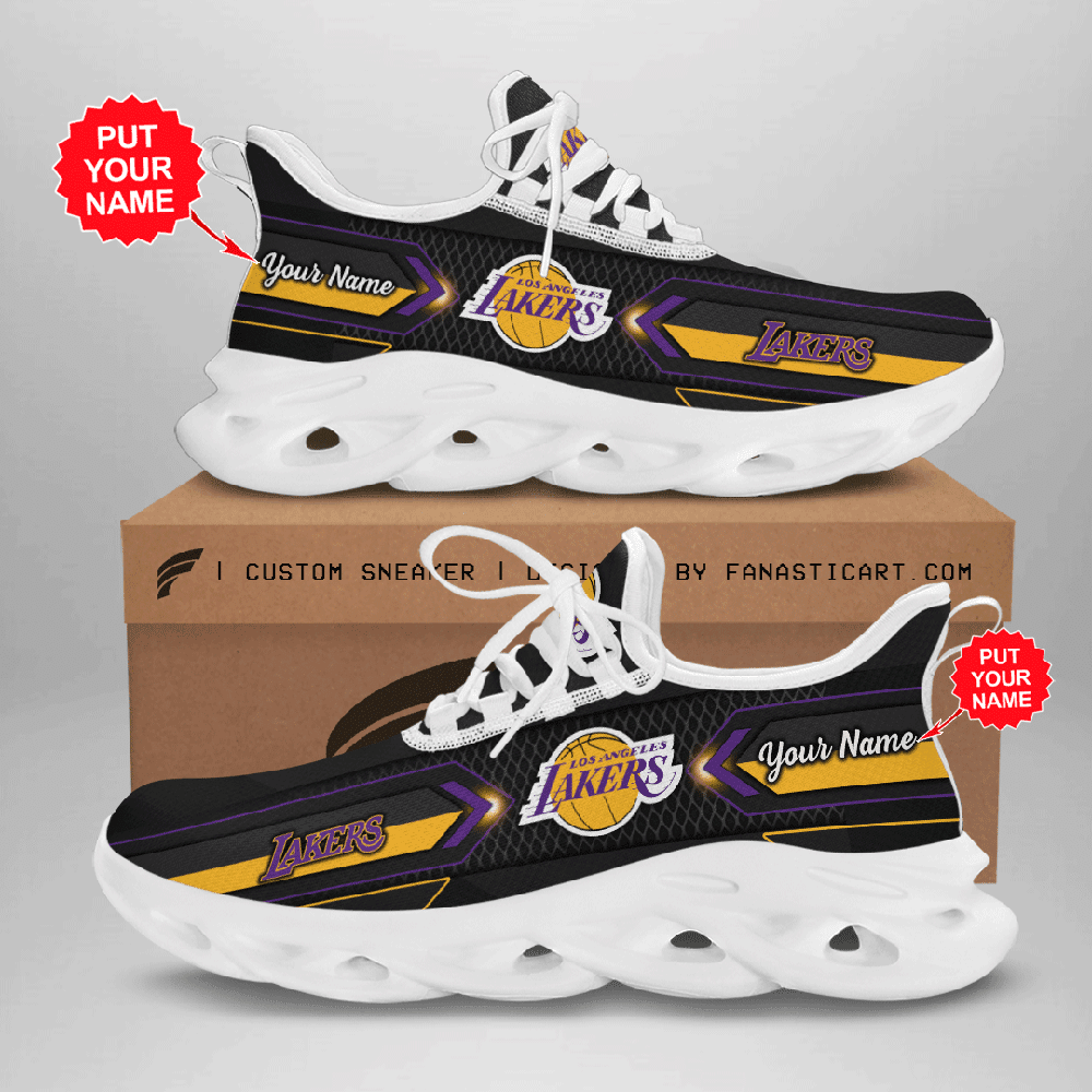 Los Angeles Lakers Max Soul Shoes Sneakers For Men And Women