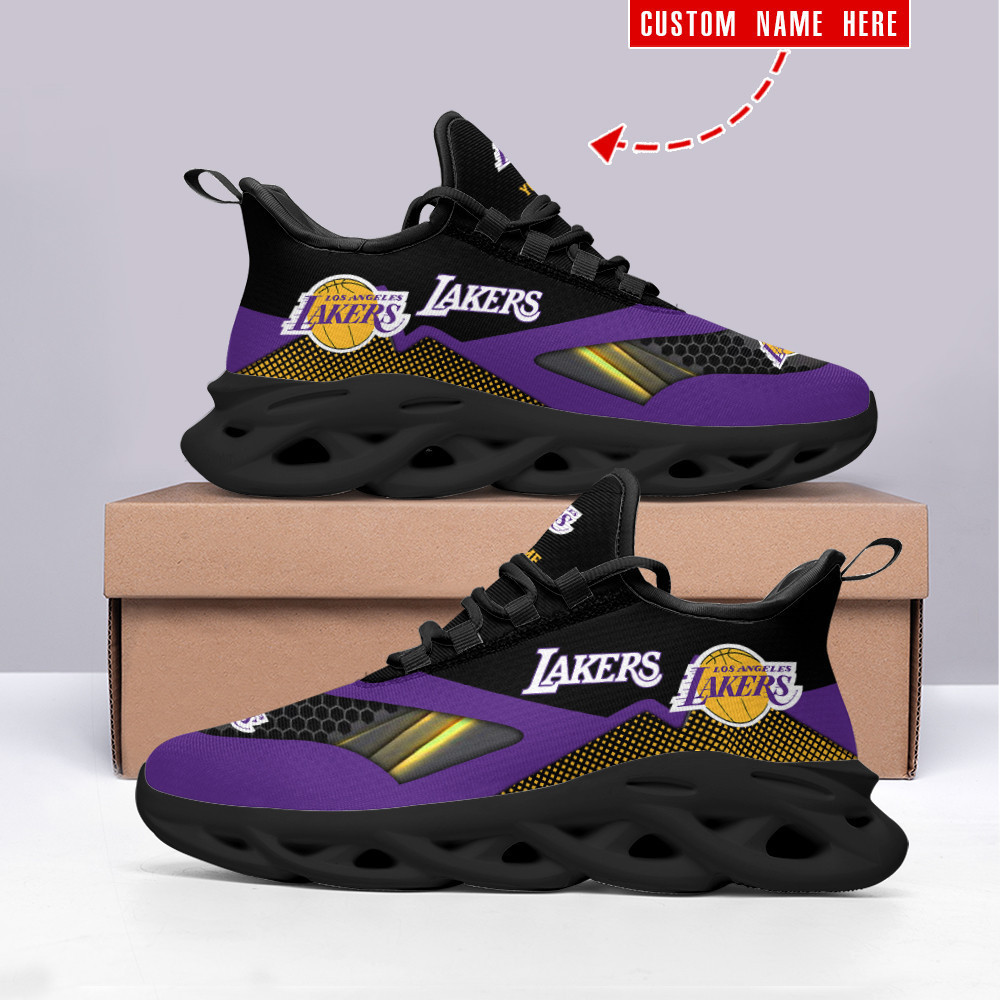 Los Angeles Lakers Max Soul Shoes Sneakers For Men And Women
