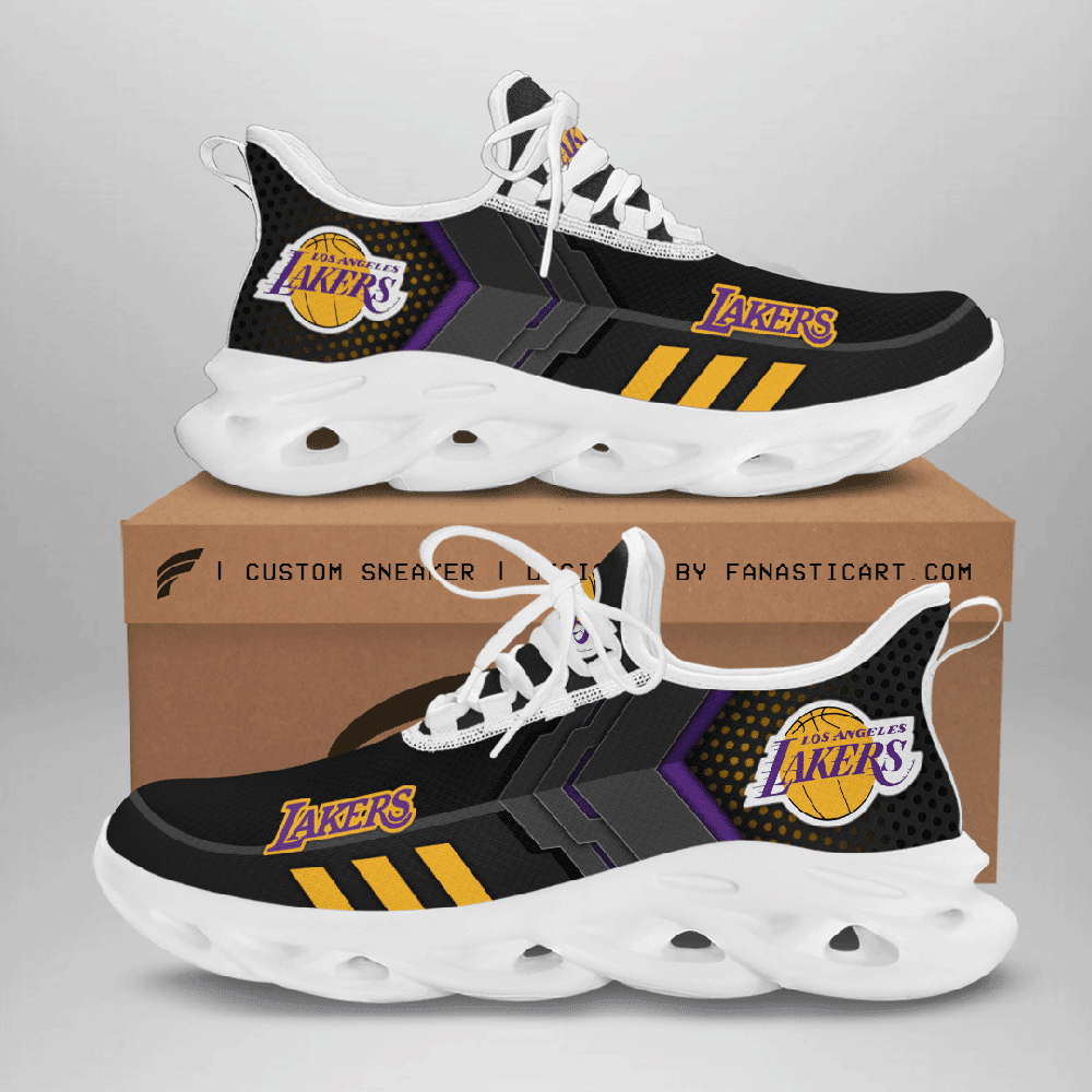 Los Angeles Lakers Max Soul Shoes Sneakers For Men And Women