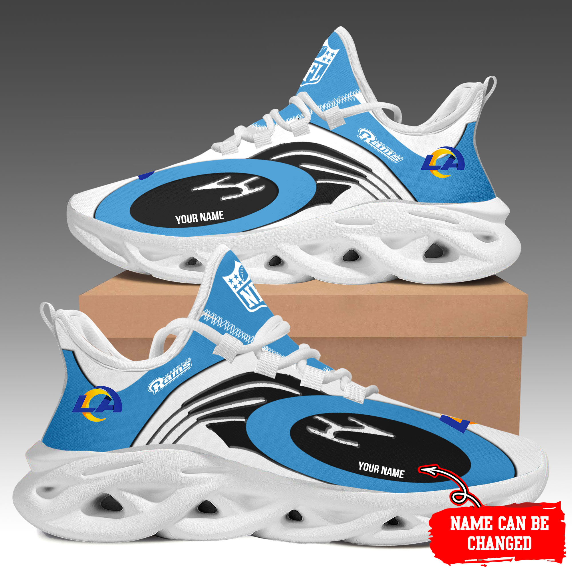 Los Angeles Rams Max Soul Shoes Sneakers For Men And Women