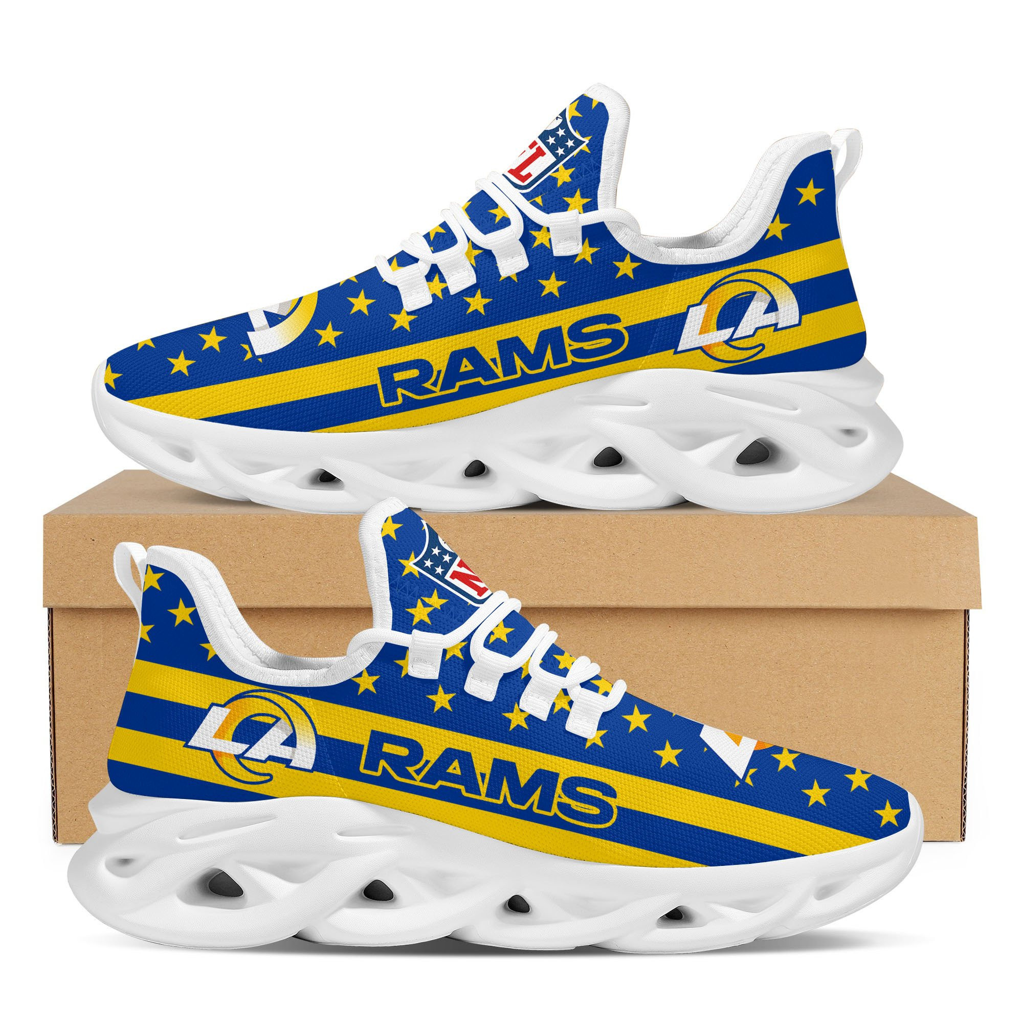 Los Angeles Rams NFL Max Soul Shoes Sneakers For Men And Women