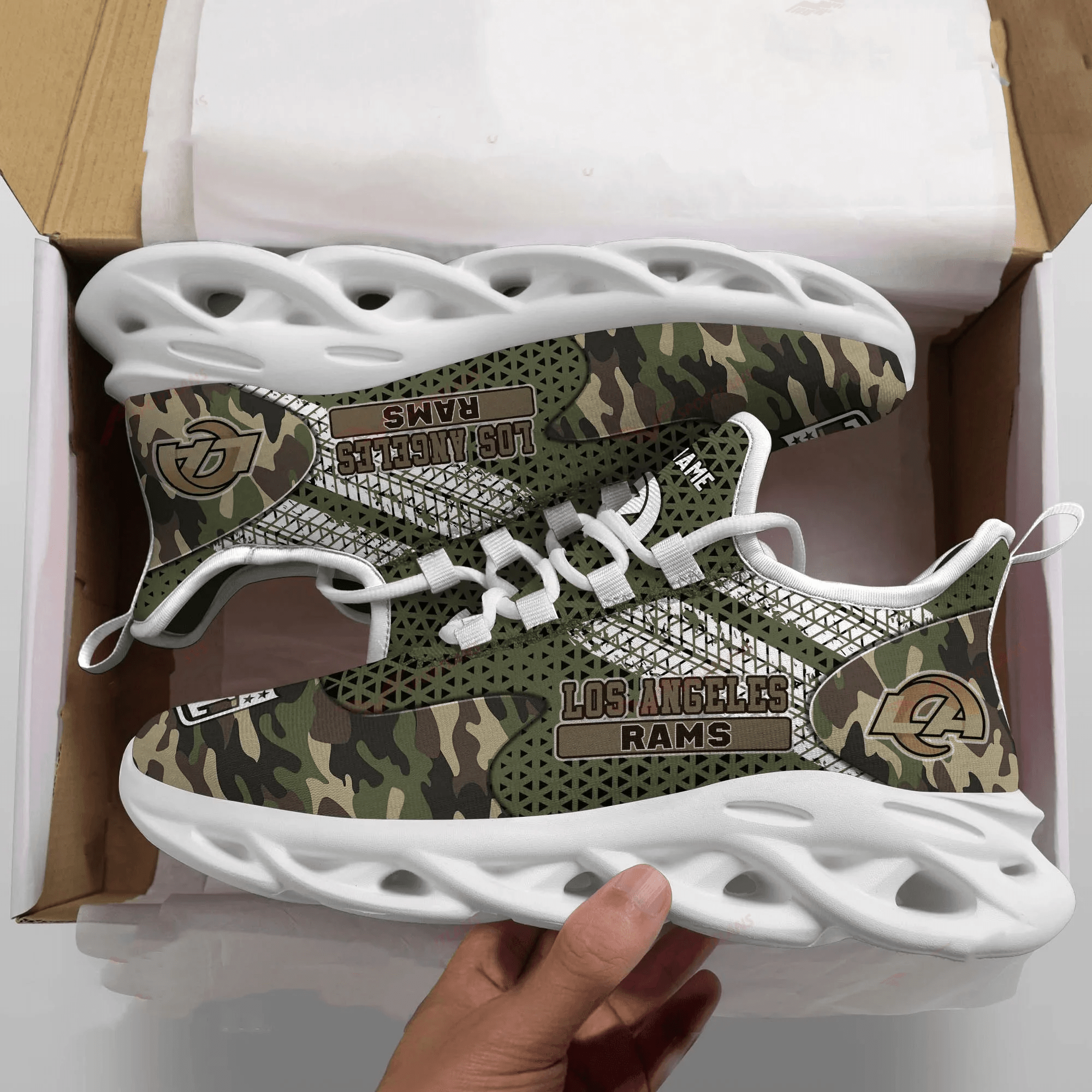Los Angeles Rams NFL Max Soul Shoes Sneakers For Men And Women