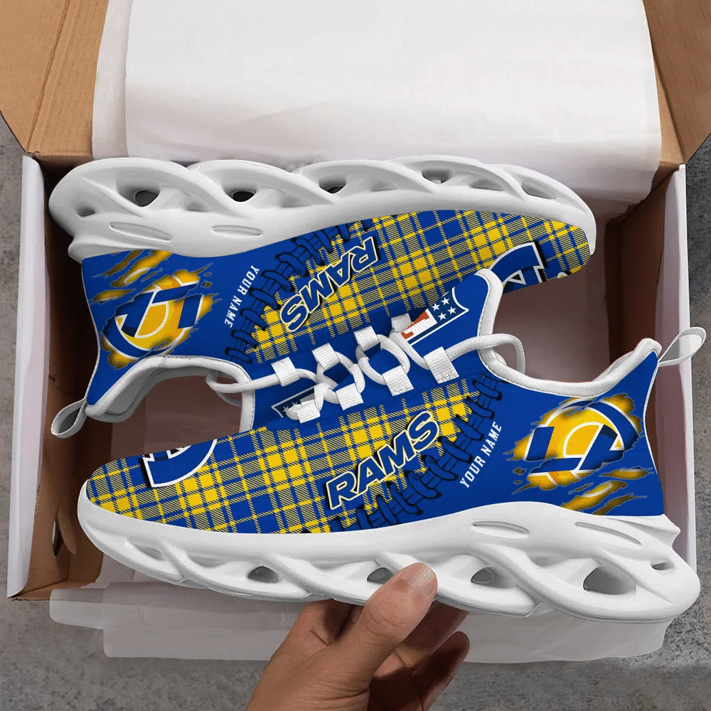 Los Angeles Rams NFL Max Soul Shoes Sneakers For Men And Women