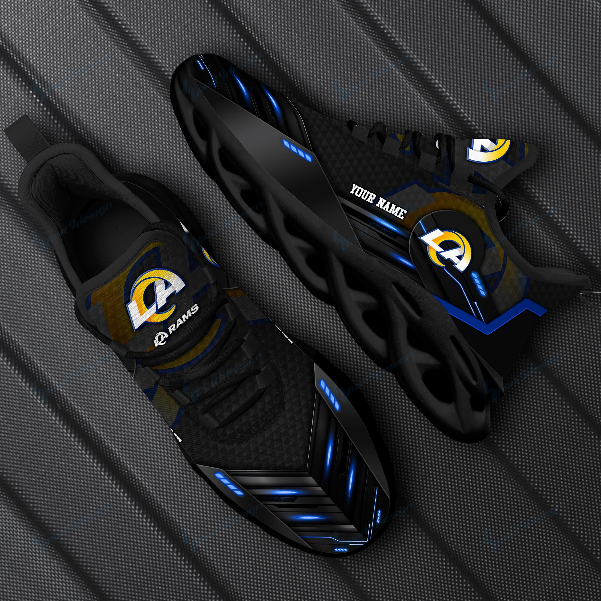 Los Angeles Rams NFL Max Soul Shoes Sneakers For Men And Women