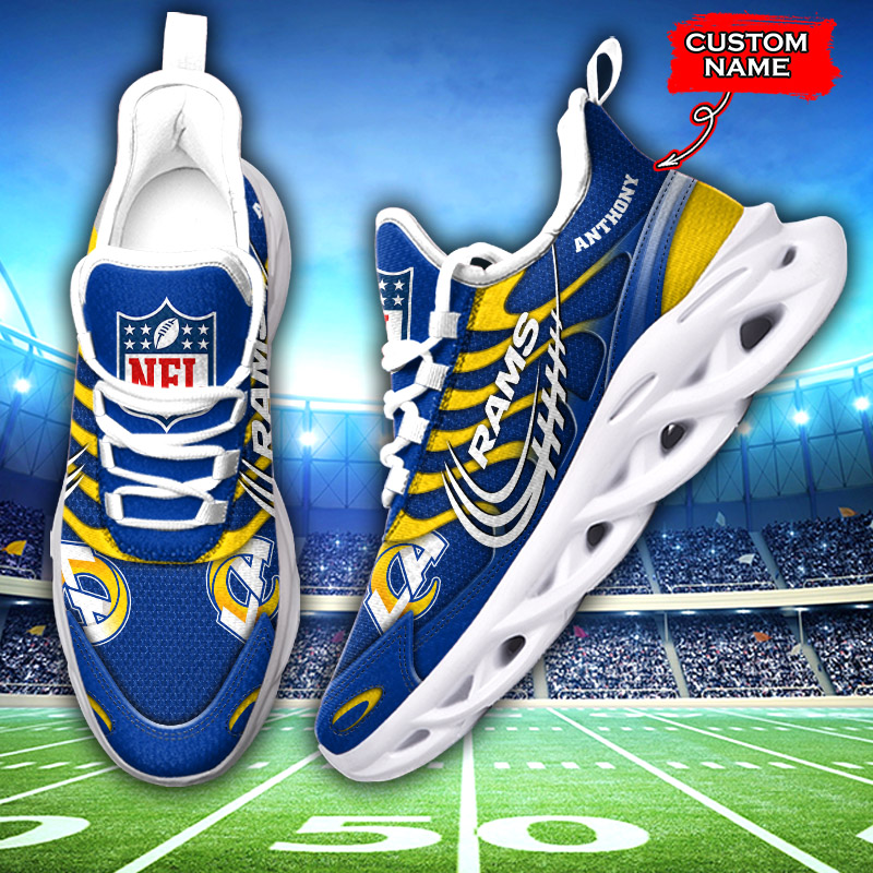 Los Angeles Rams NFL Max Soul Shoes Sneakers For Men And Women