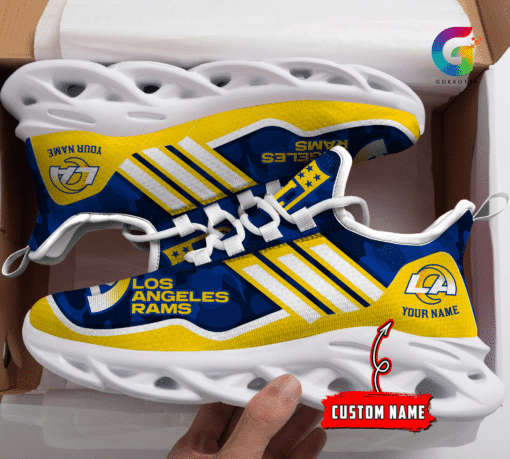 Los Angeles Rams NFL Max Soul Shoes Sneakers For Men And Women