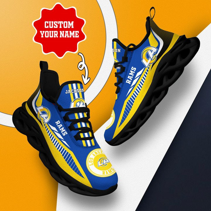 Los Angeles Rams NFL Max Soul Shoes Sneakers For Men And Women