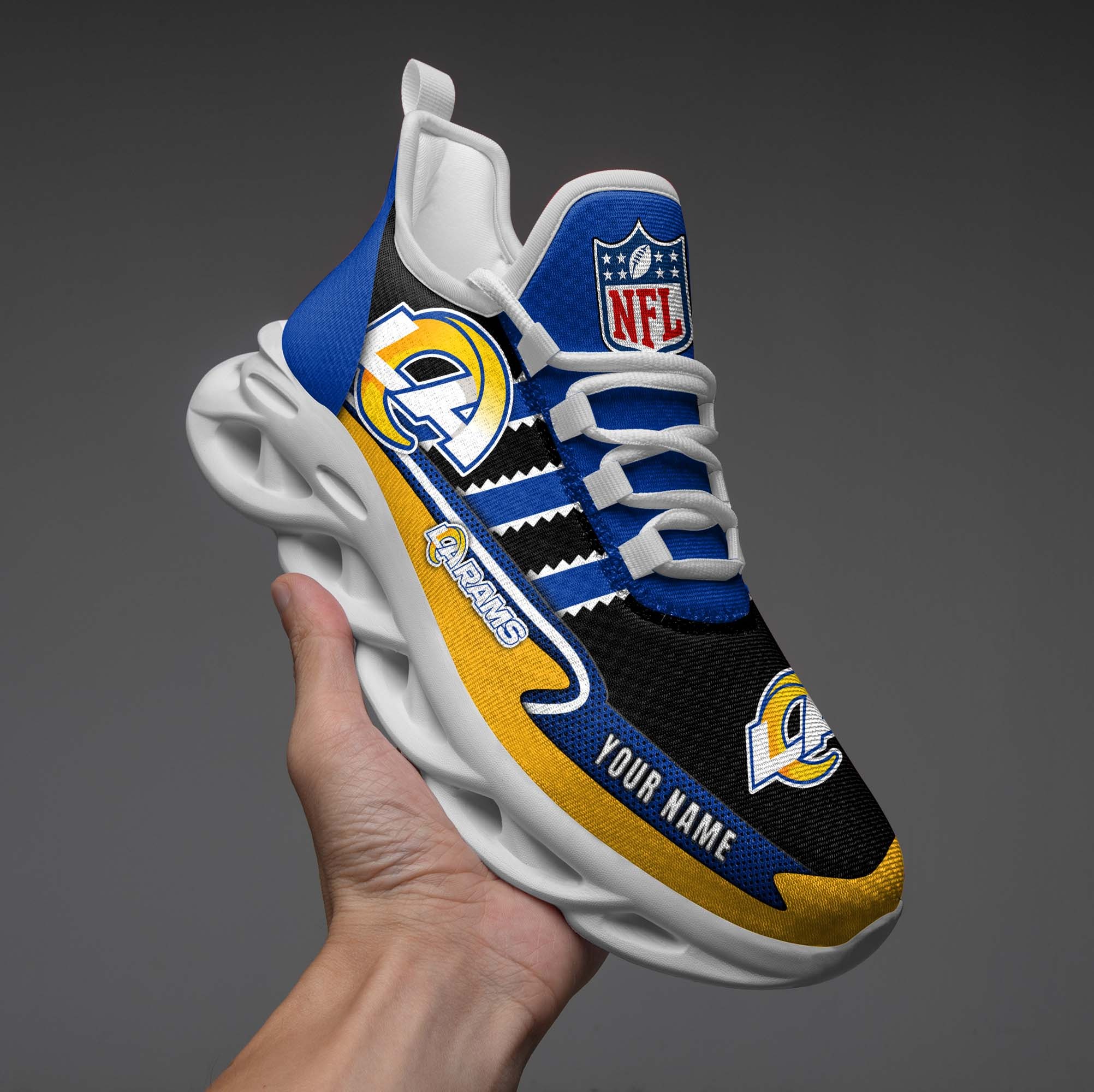 Los Angeles Rams NFL Max Soul Shoes Sneakers For Men And Women